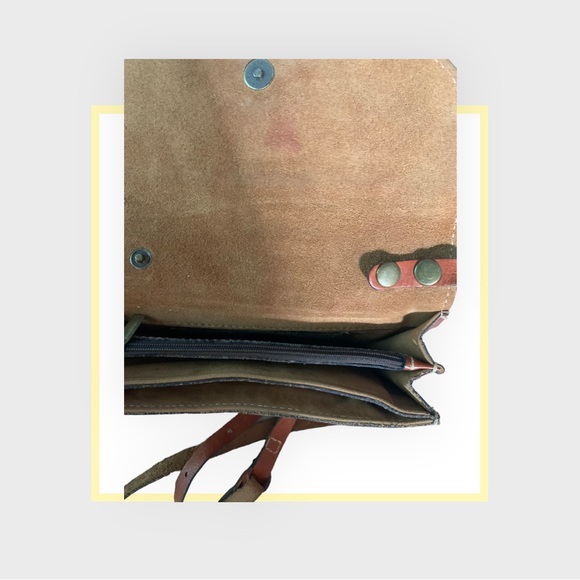 Patricia Nash vintage leather crossbody bag - Picture 6 of 7